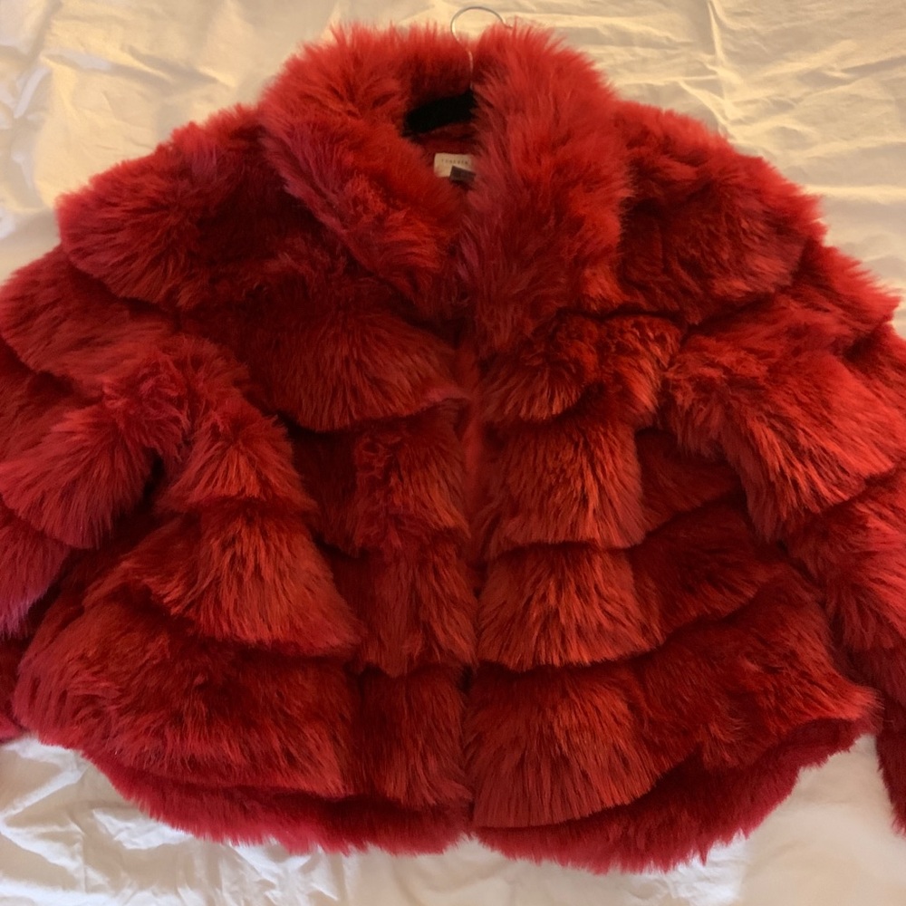COPY - Furry red jacket.